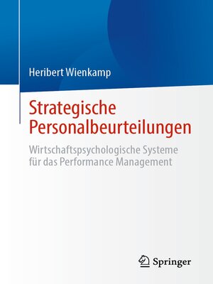 cover image of Strategische Personalbeurteilungen